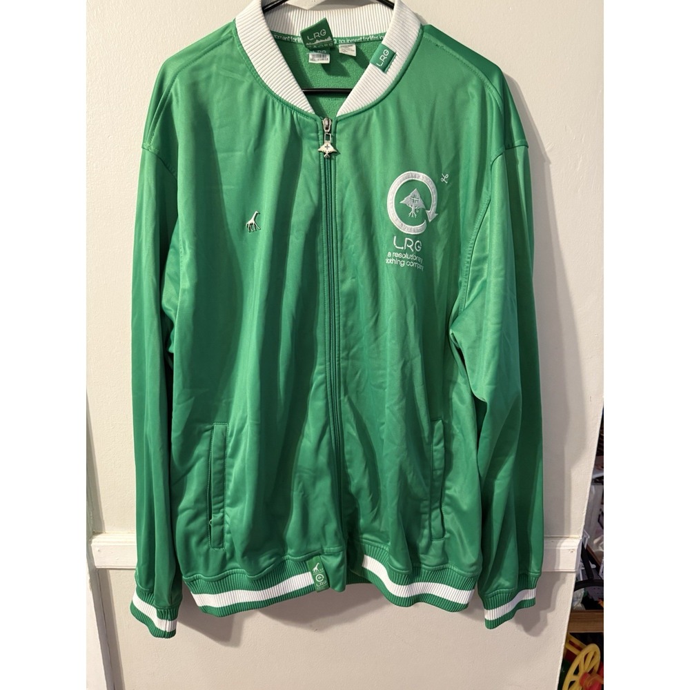 Lrg Embroidered Lifted Research Group Our House Lifted Track Jacket - Men's 2xl